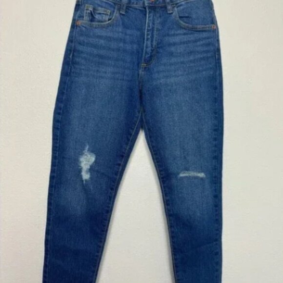 NWT Girls Art Class High Rise Relaxed Taper Distressed Ankle Jeans Size 10 - Picture 3 of 9